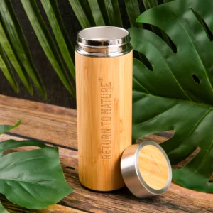 Bamboo Bottle with Metal Cap
